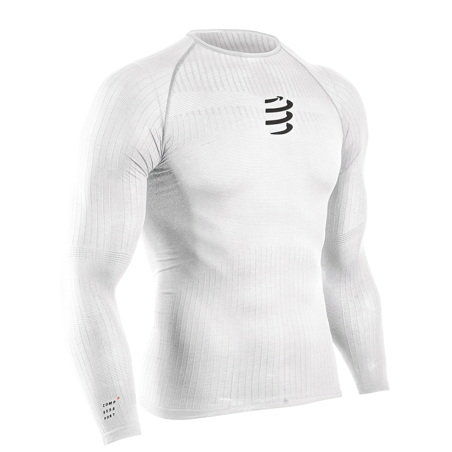 3D Thermo 50Gr LS TShirt - White