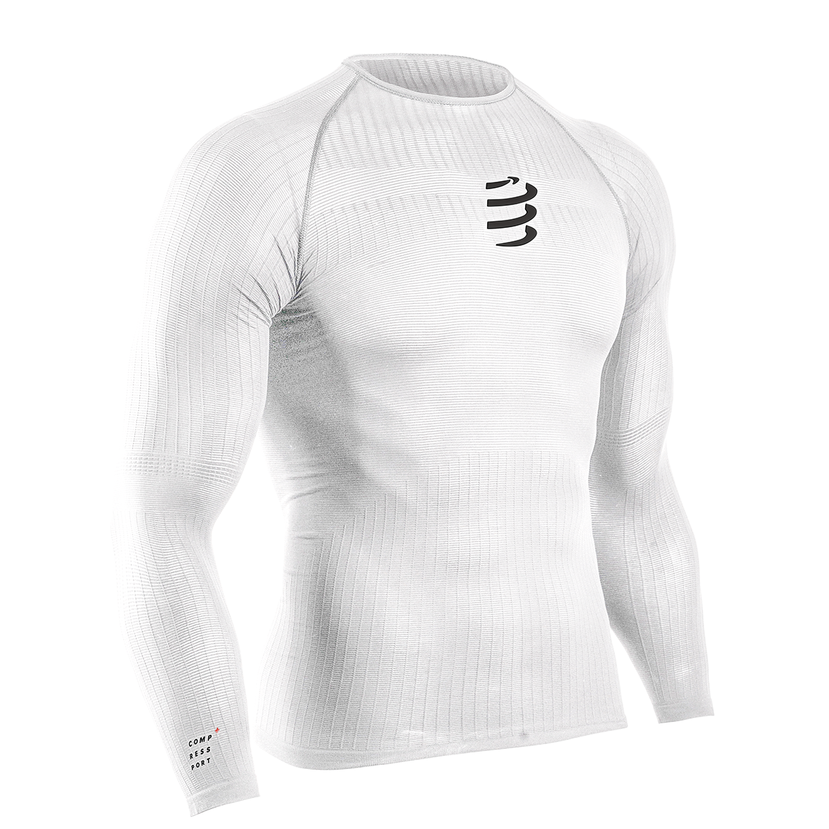 3D Thermo 50Gr LS TShirt - White