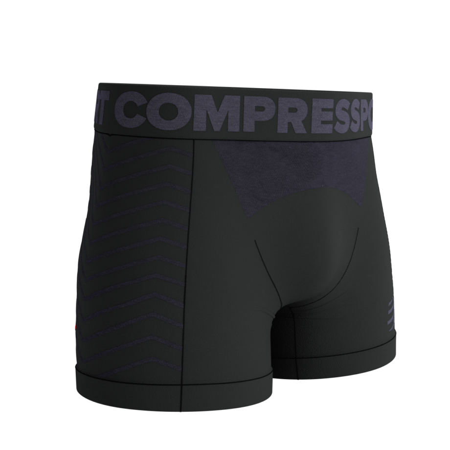 Seamless Boxer -BLACKGREY_01 Seamless Boxer -BLACKGREY_01