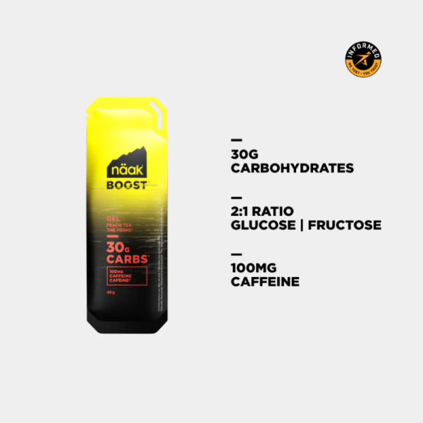 Naak Boost Energy Gel - Peach Tea